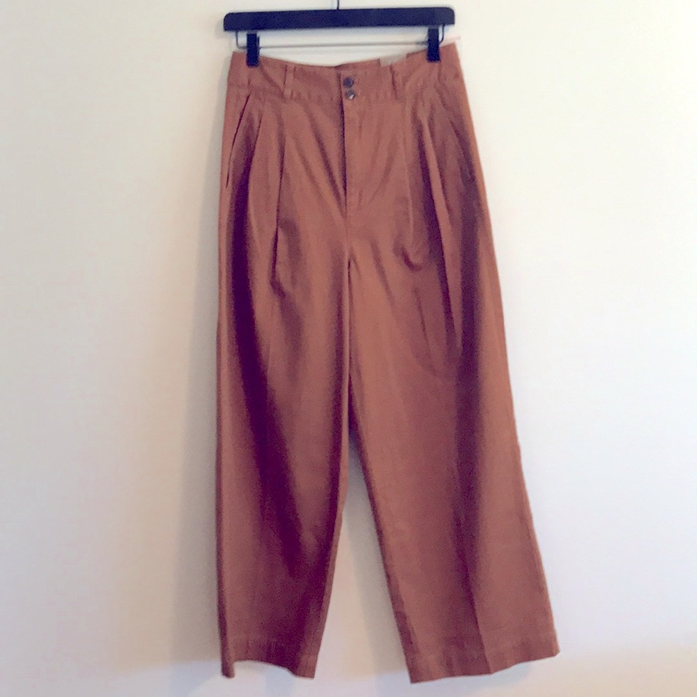 NWT Madewell Pleated Wide Leg Pant